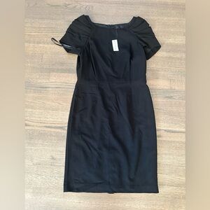 NEW Ann Taylor Short Sleeve Black Dress-Size 10